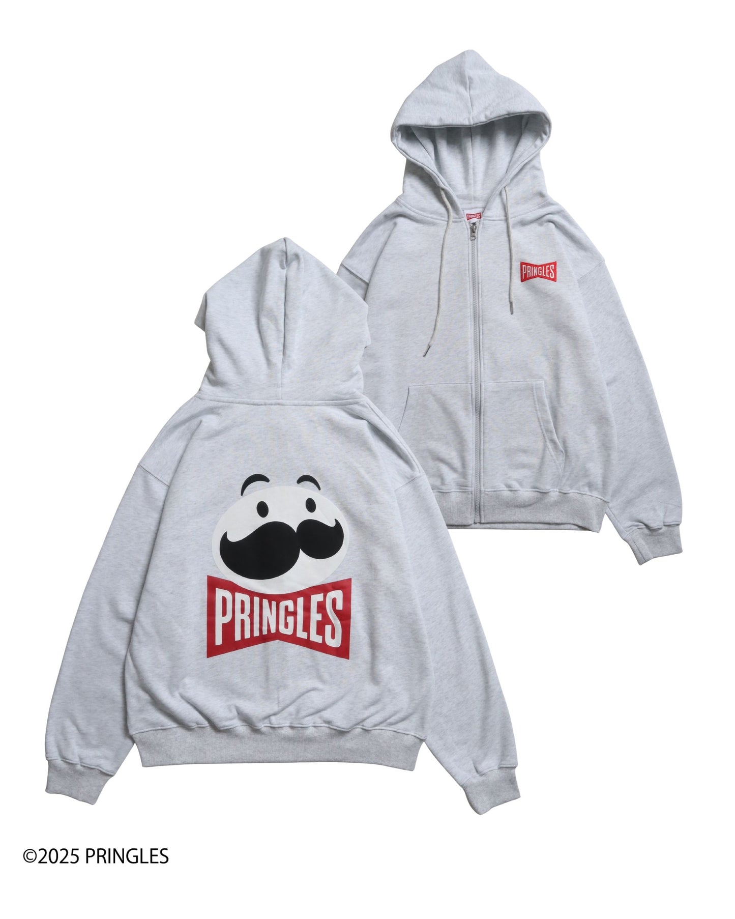【PRINGLES】Back Face Zip Hoodie