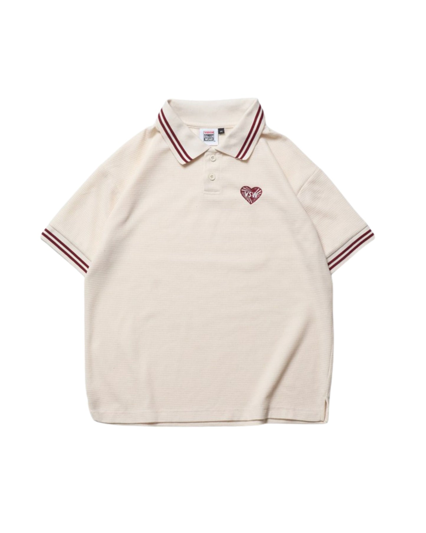 HT waffle Polo Shirt / ハートワッフルポロシャツ