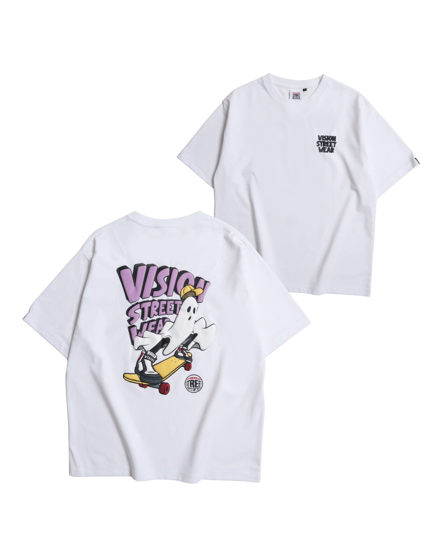 Rush Ghost Dry T / 発砲プリントゴーストTシャツ
