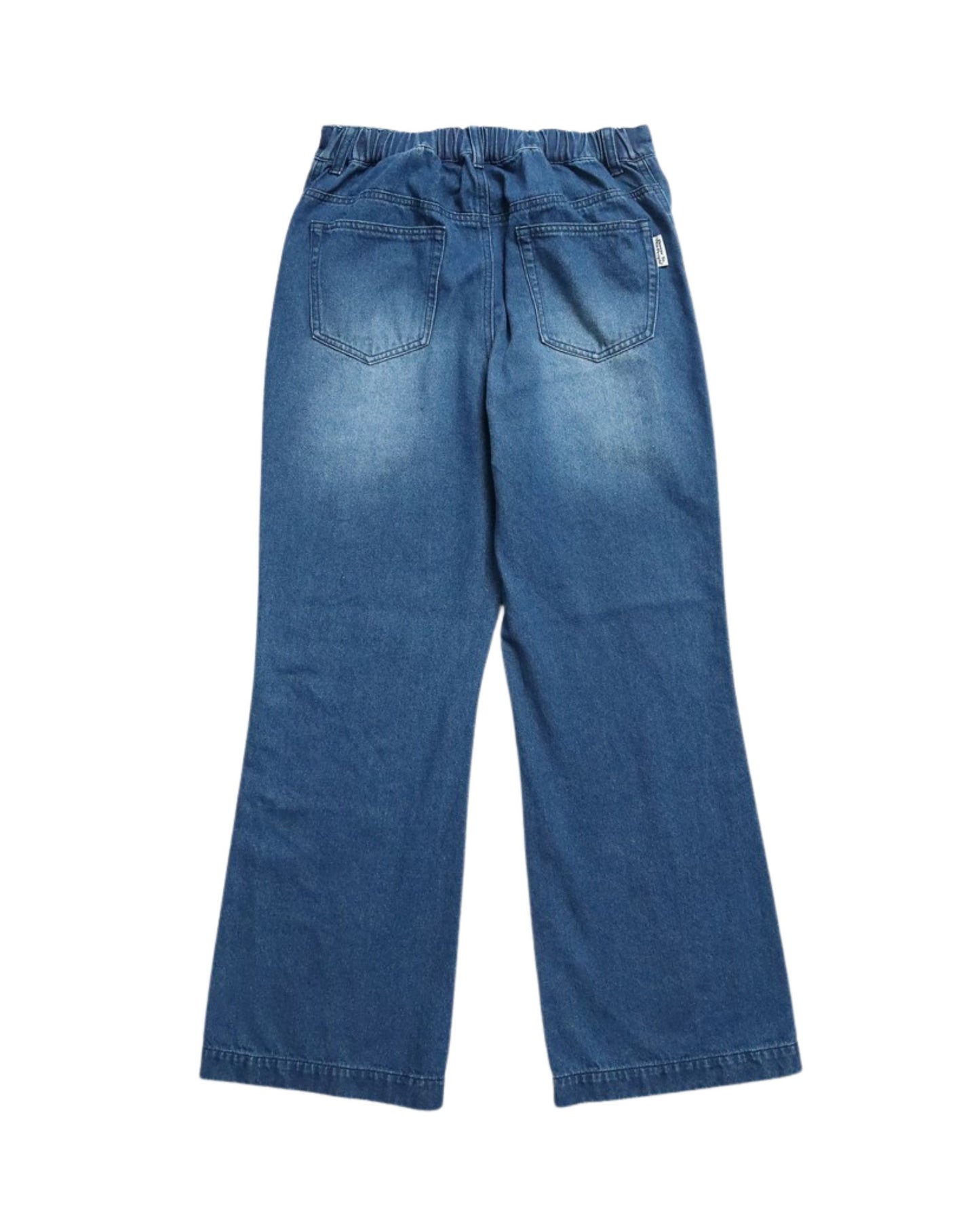 フェード加工フレアデニム