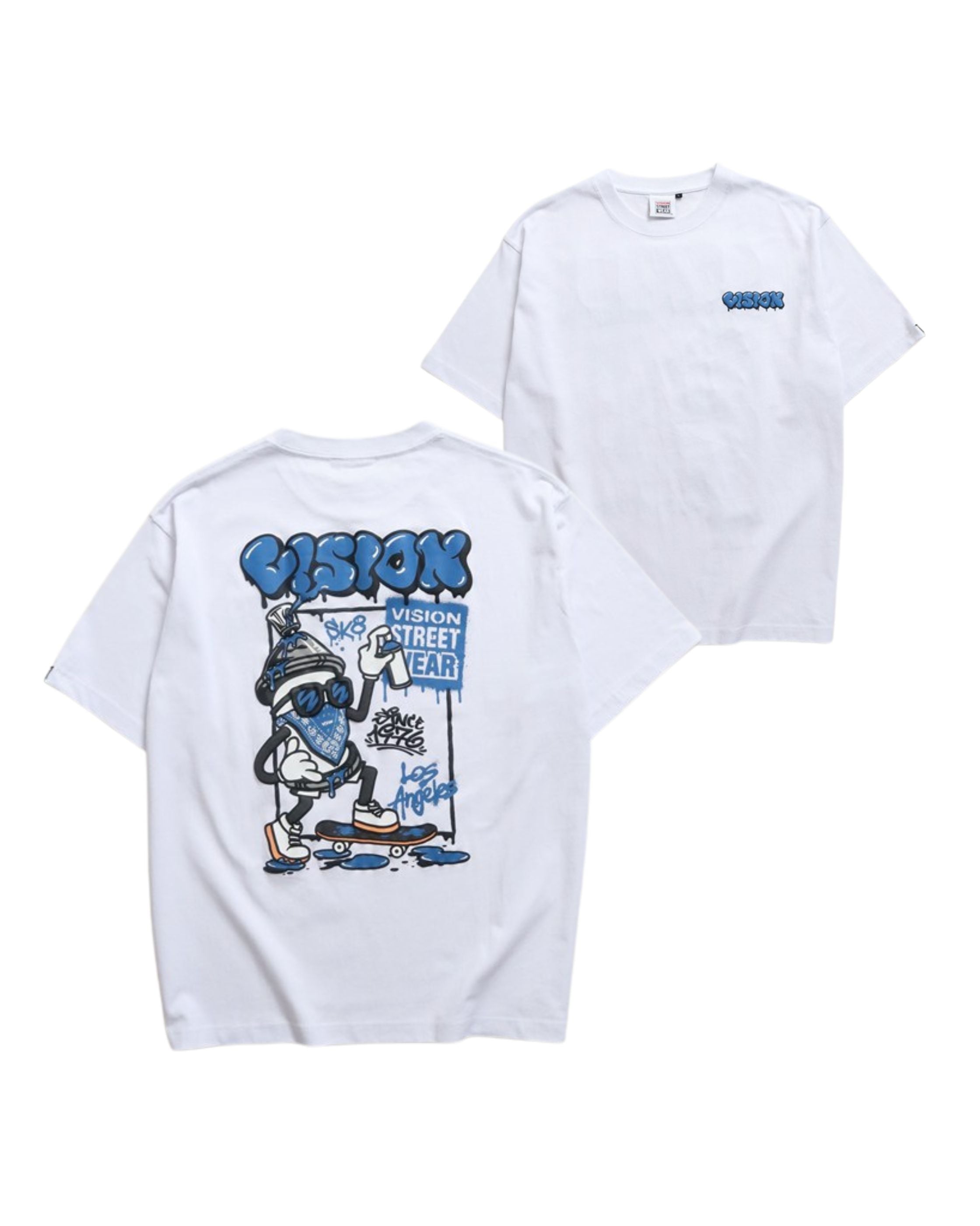 Spray Illust Tee / スプレーアートイラストTシャツ – Ha-Li-C STORE