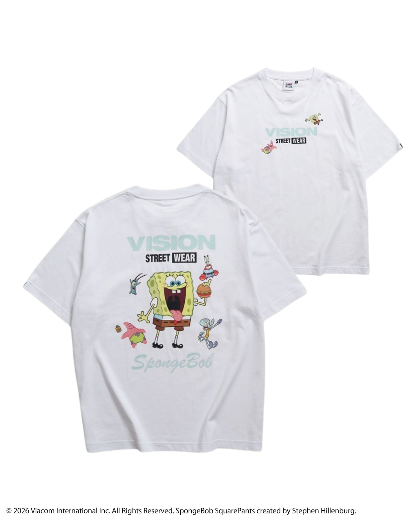 【スポンジ・ボブコラボ】Multi Tee / マルチグラフィックTシャツ