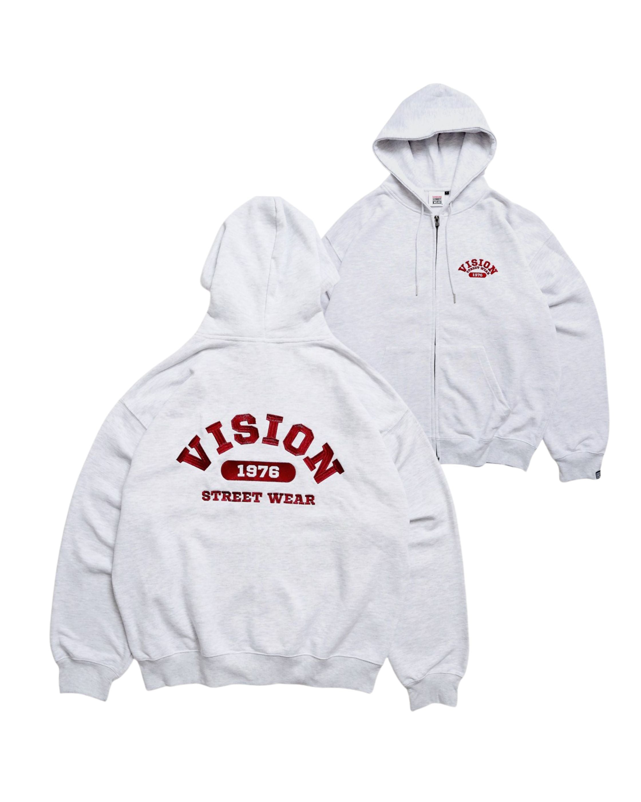 【新品未使用】COLLEGE LOGO SWEAT ZIP HOODIE College Logo Zip-Up Hoodie – Harsh and Cruel
