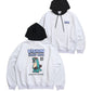 Dinosaur ghost hoodie / ゴースト配色フーディー