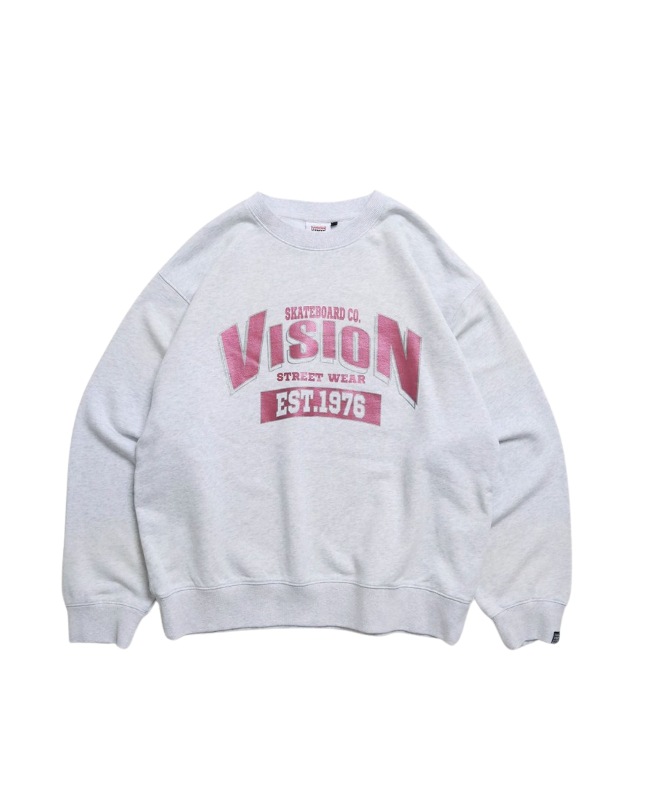 VISION STREET WEAR】Bleach College Sweat / 箔プリントロゴ