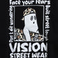 Ghost Zip Sweat / 【裏起毛】ゴースト異素材ハーフジップ