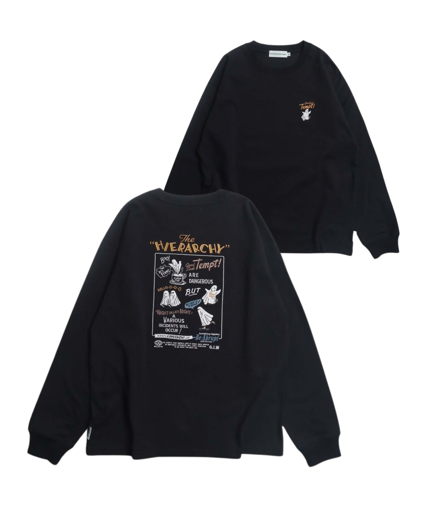 オバケ刺繍ロンT