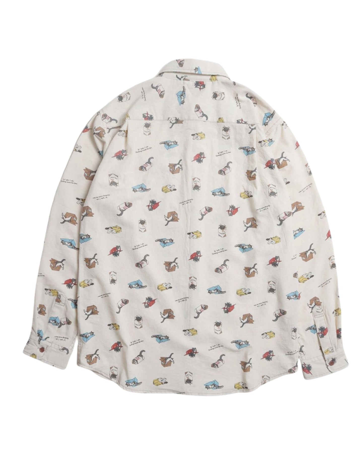 レトロ総柄シャツ