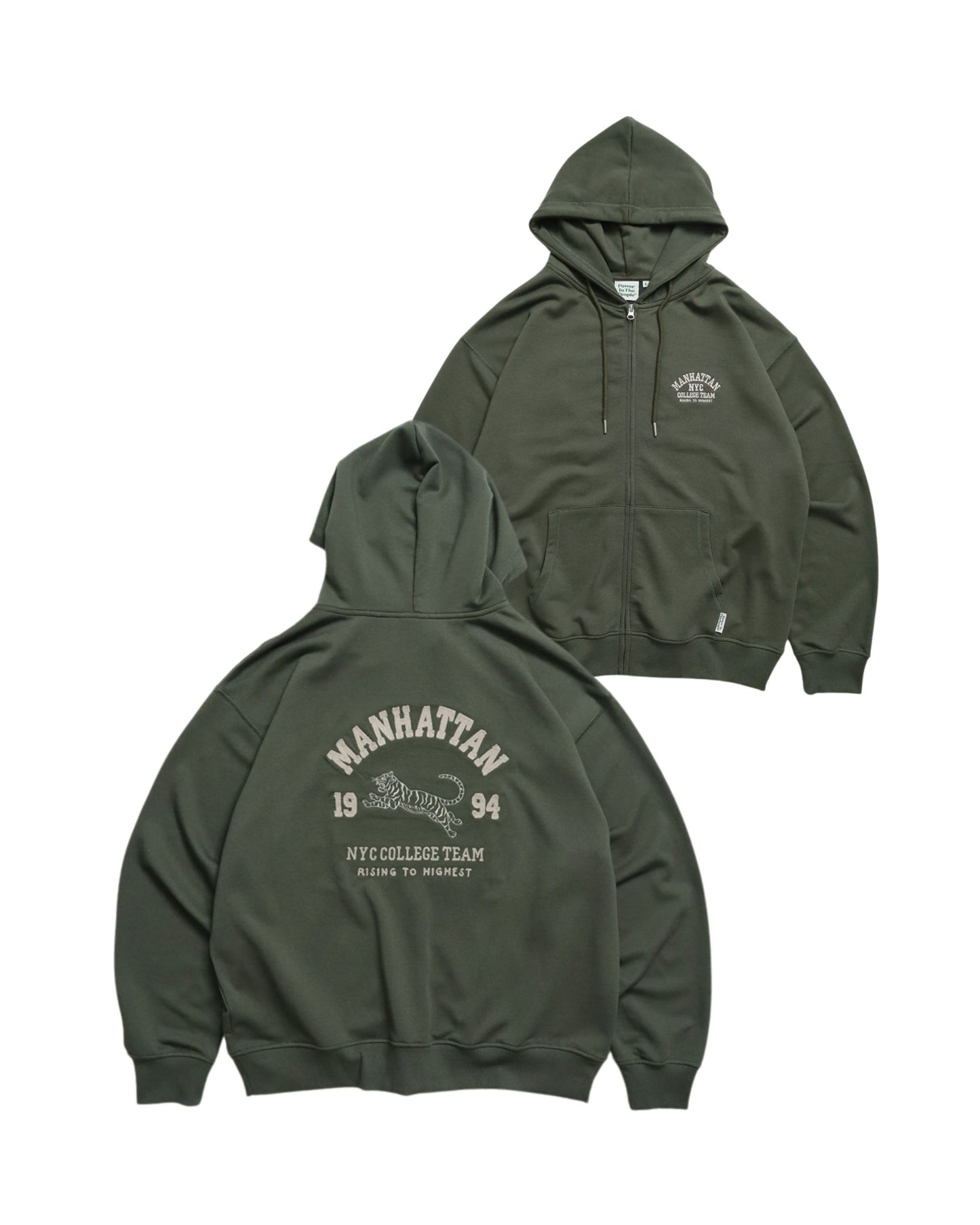 タイガーロゴZIPパーカー