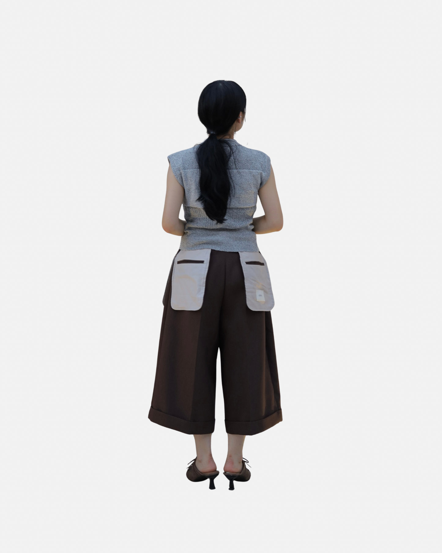 【LOILE】Avant Flap Shorts BROWN