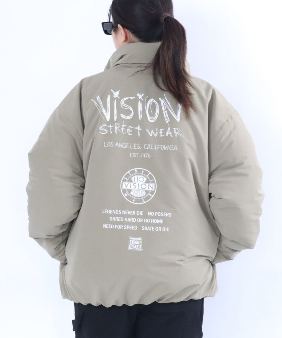 Stand neck padded jacket / スタンドネック中綿ジャケット