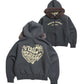 Ponch fur hood zip hoodie / ポンチファーフードZIPパーカー