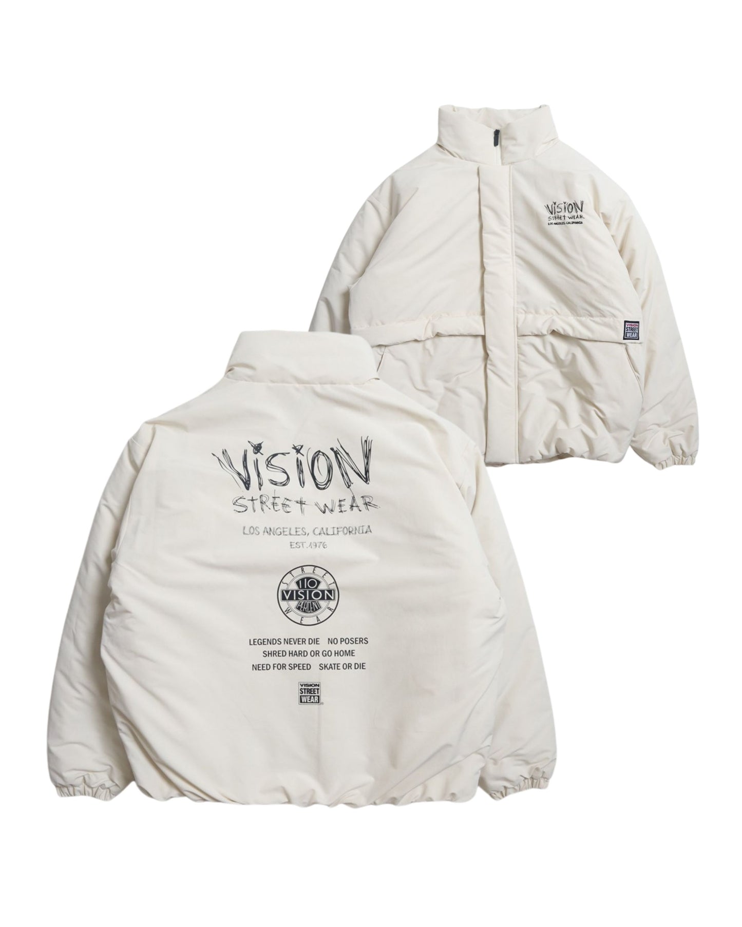 Stand neck padded jacket / スタンドネック中綿ジャケット