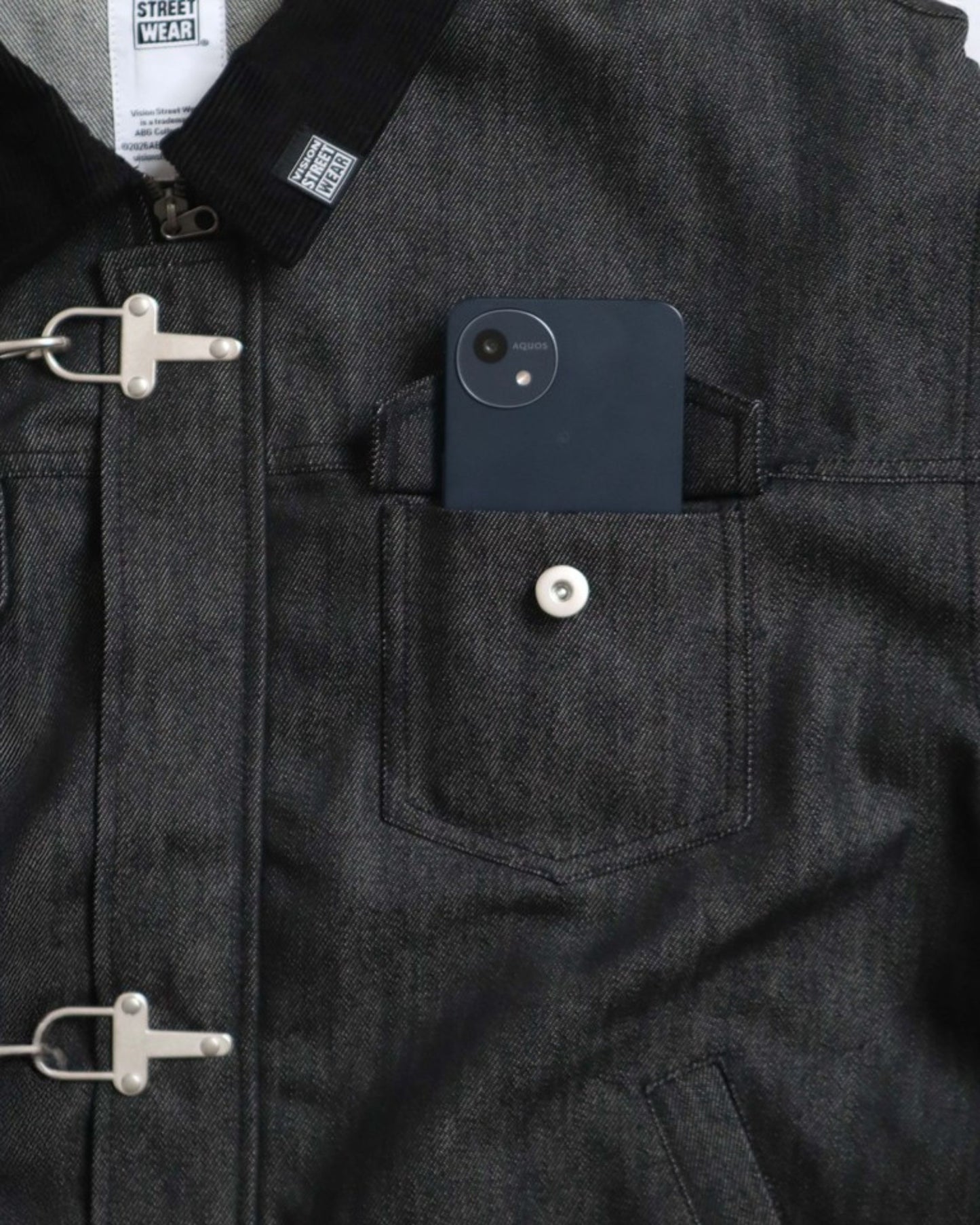 Rigid denim fireman jacket / リジッドデニムファイヤーマンジャケット