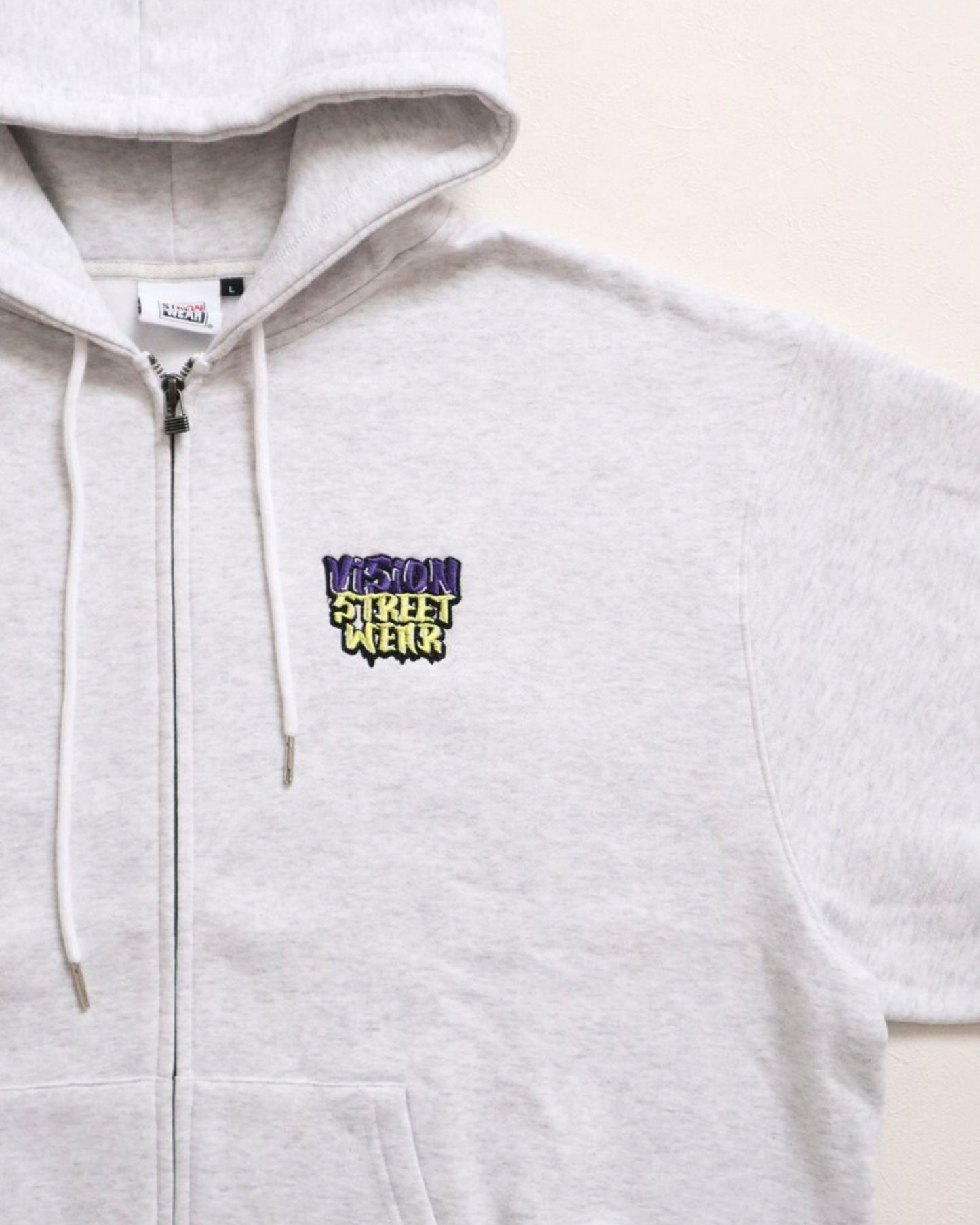 Ghost Satin Zip Hoodie