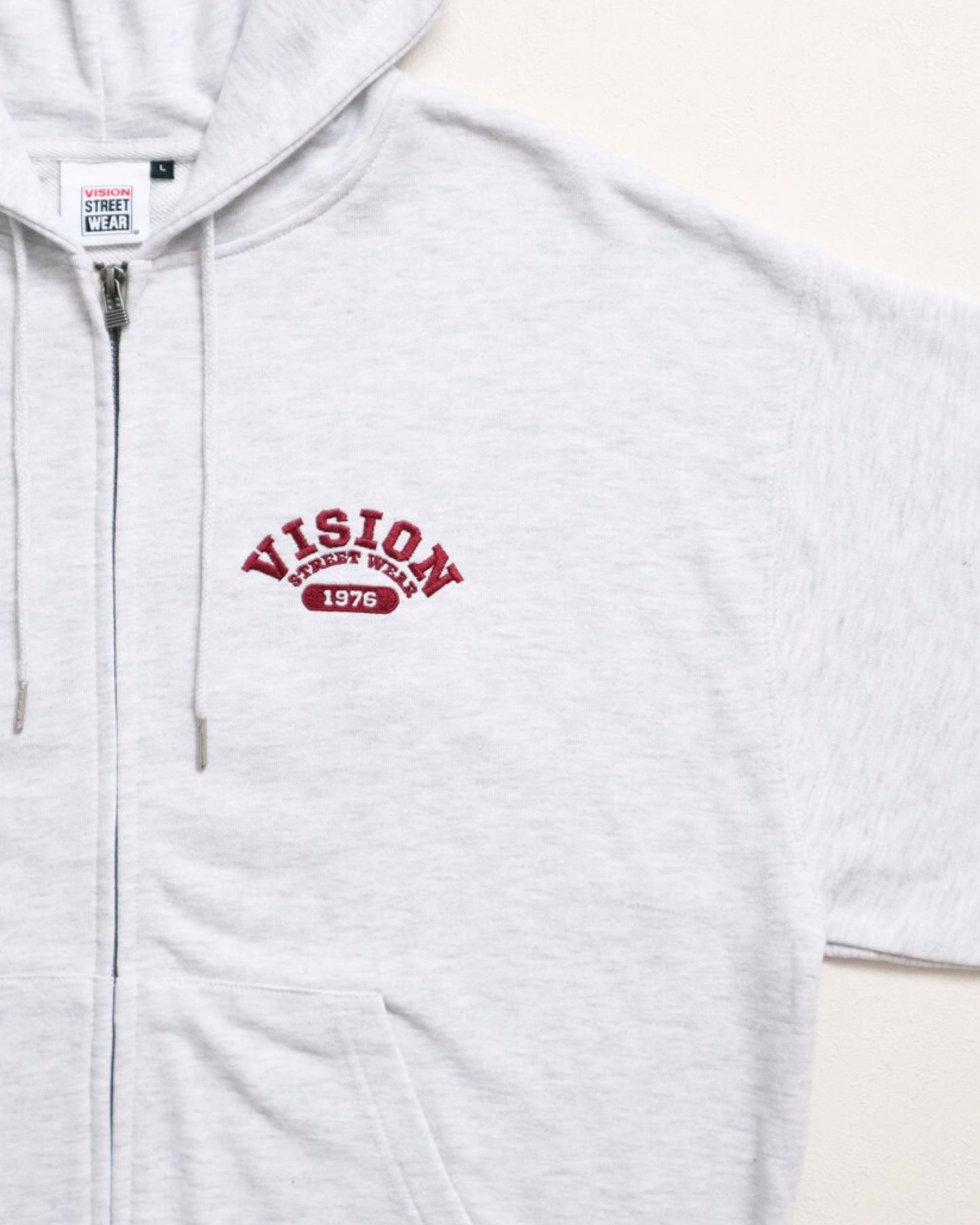 College Logo ZIP Hoodie / カレッジ刺繍パーカー