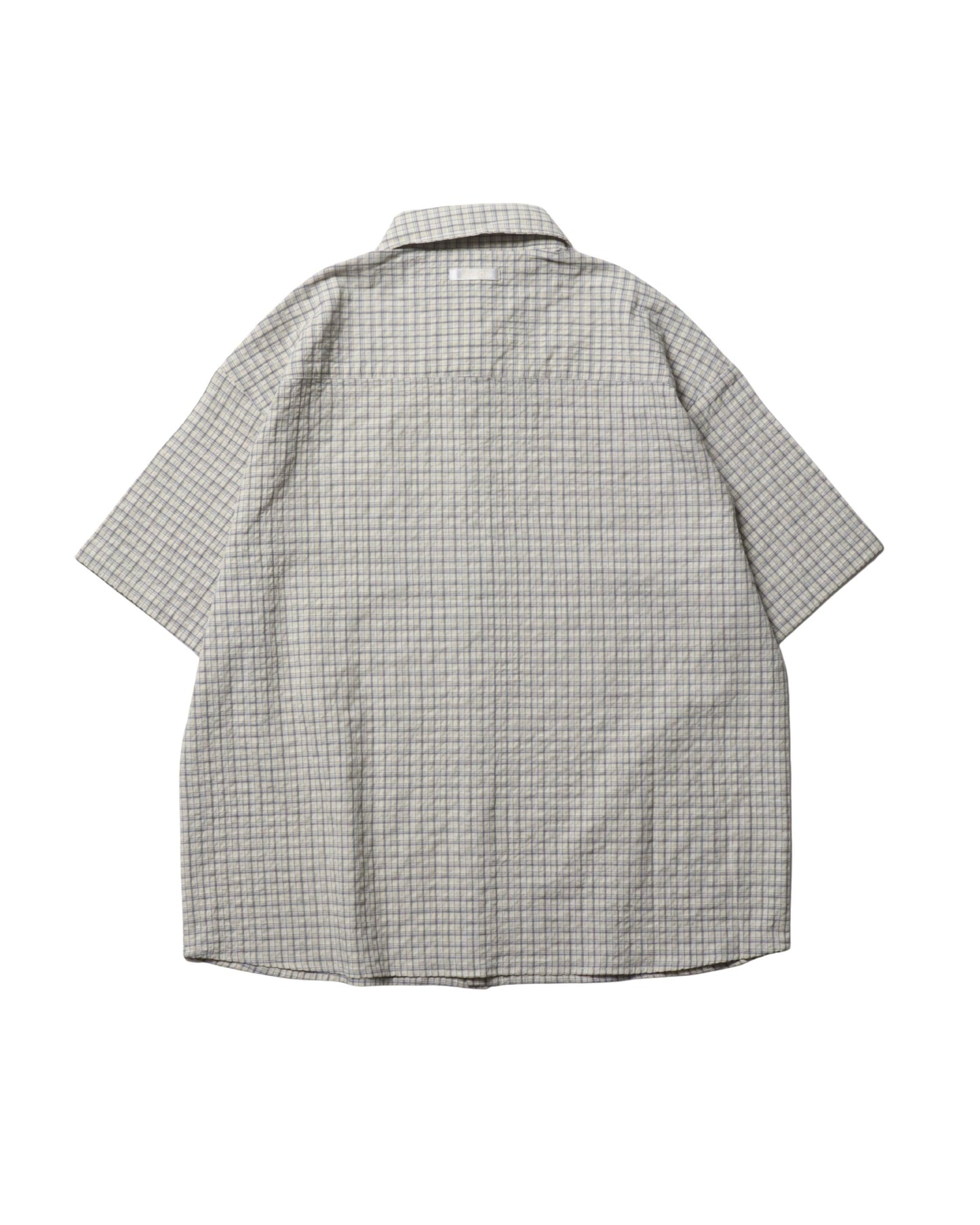 Seersucker Check Shirt / シアサッカーチェックシャツ