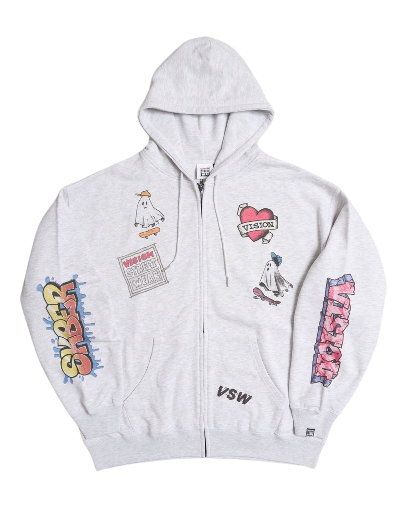 Graffiti Print Hoodie