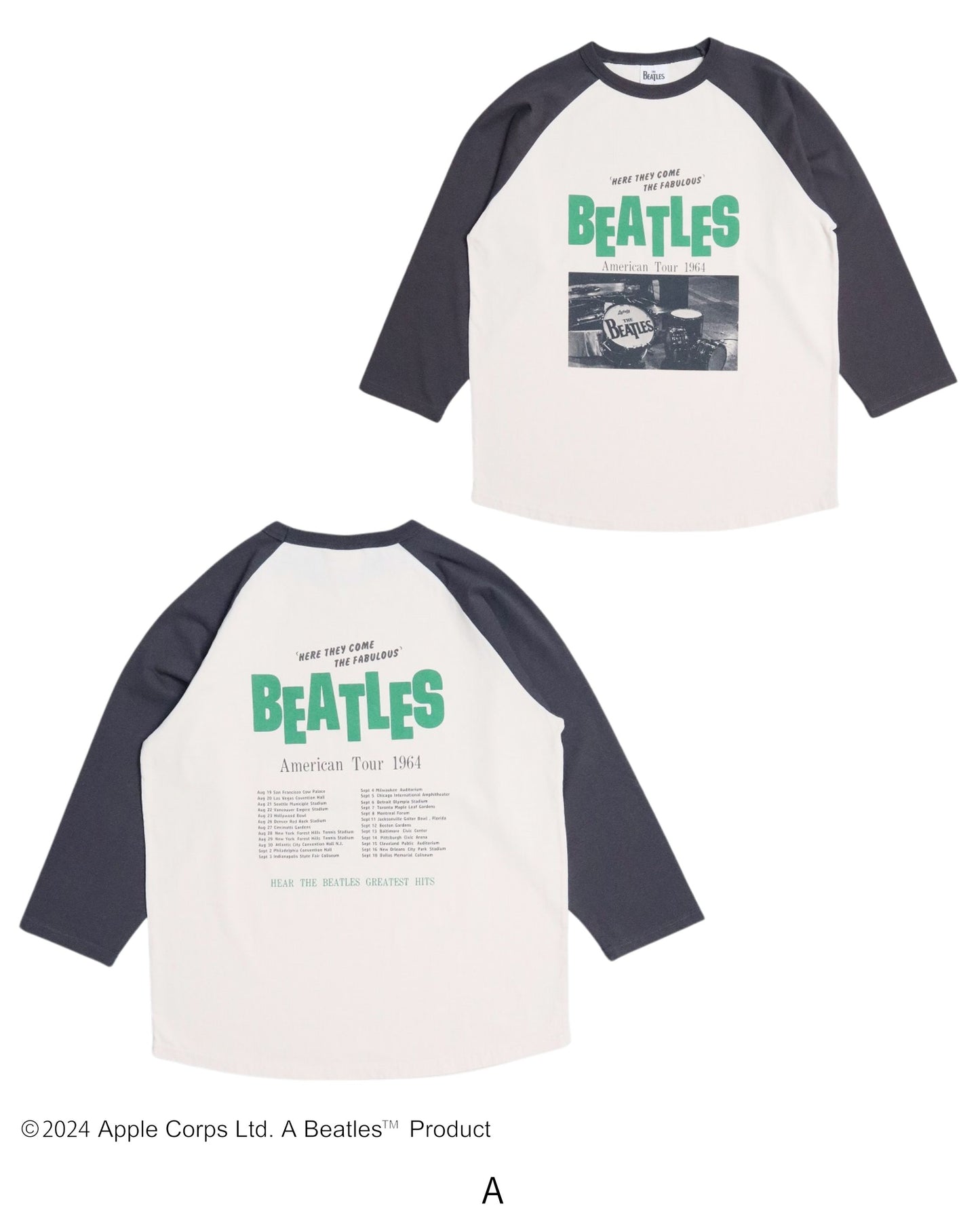 【ビートルズ】フォトラグランロンTee