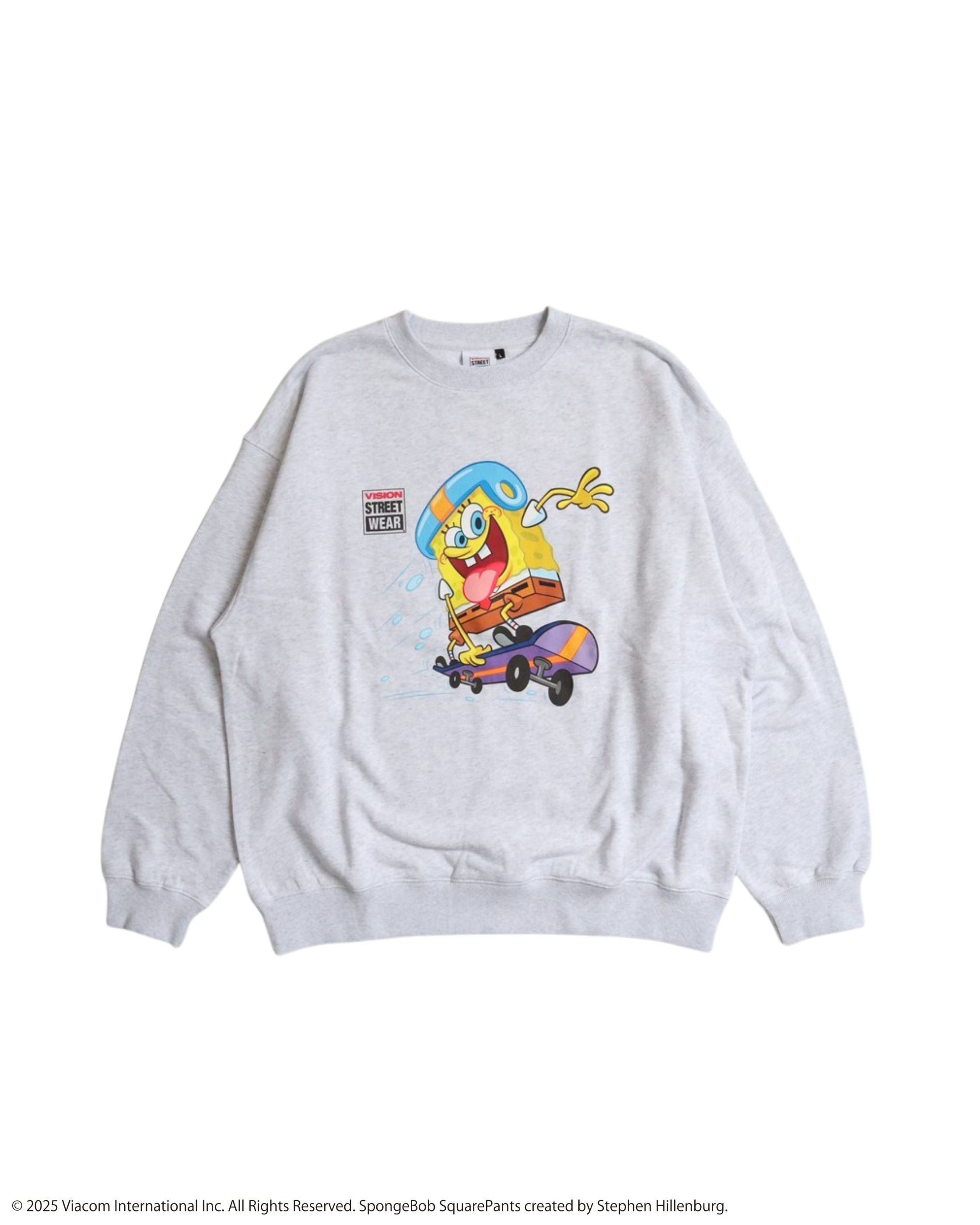 VISION STREET WEAR×スポンジ・ボブ】Skateboard Sweatshirt / POP