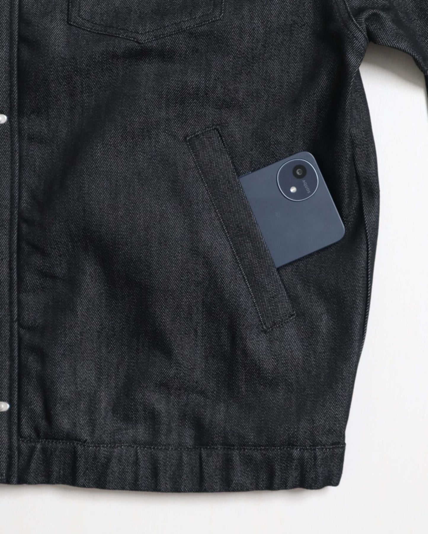 Rigid denim fireman jacket / リジッドデニムファイヤーマンジャケット