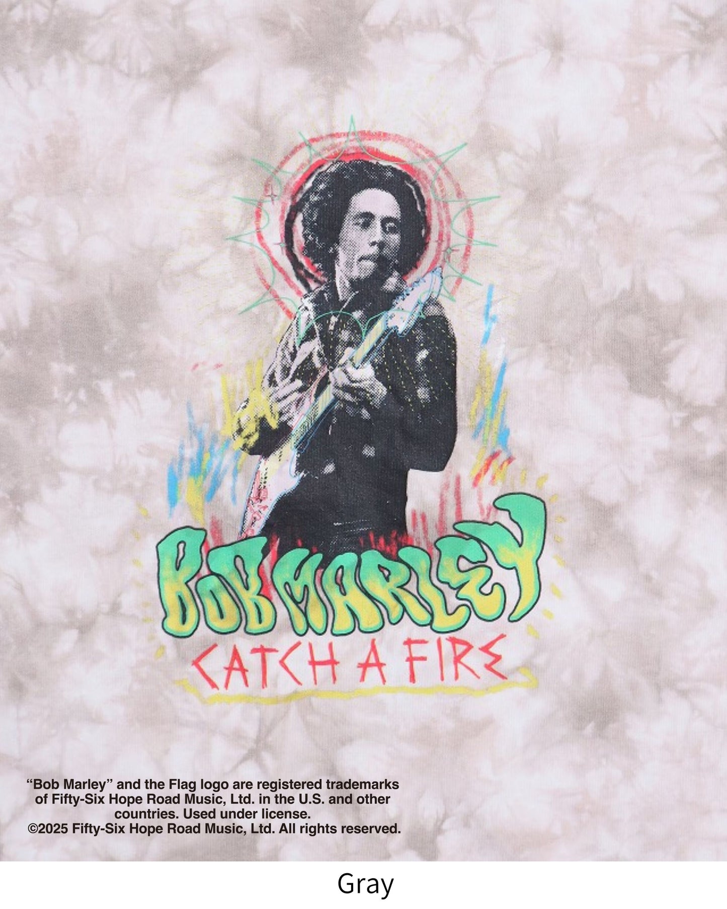 【BOB MARLEY】Tie Dye Print Tee