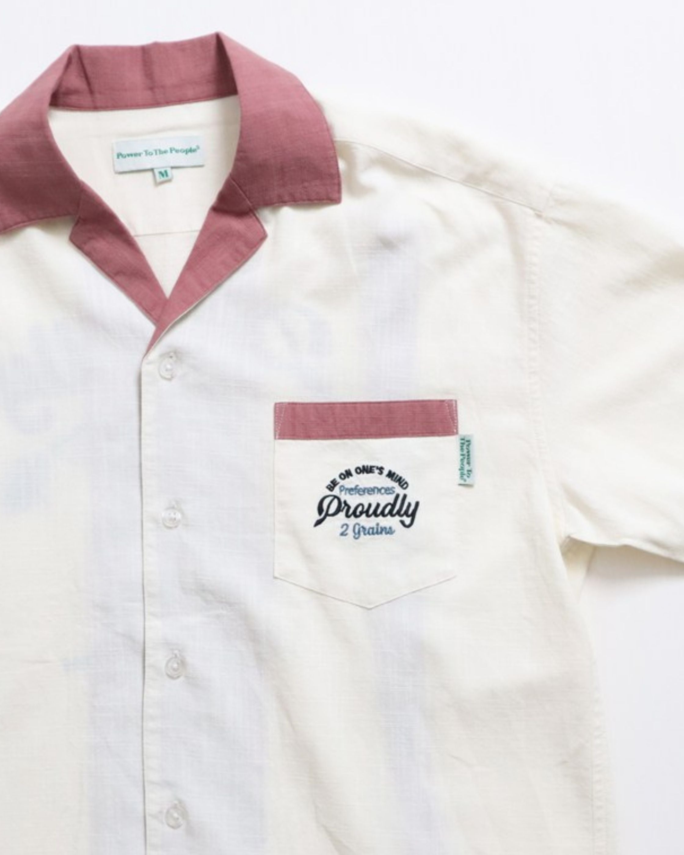 POWER TO THE PEOPLE】リネンライク ボーリングシャツ チェリー柄 – Ha POWER TO THE PEOPLE】リネンライク ボーリングシャツ チェリー柄 – Ha