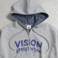 Ghost check hood ZIPPK / ゴーストチェックフードパーカー