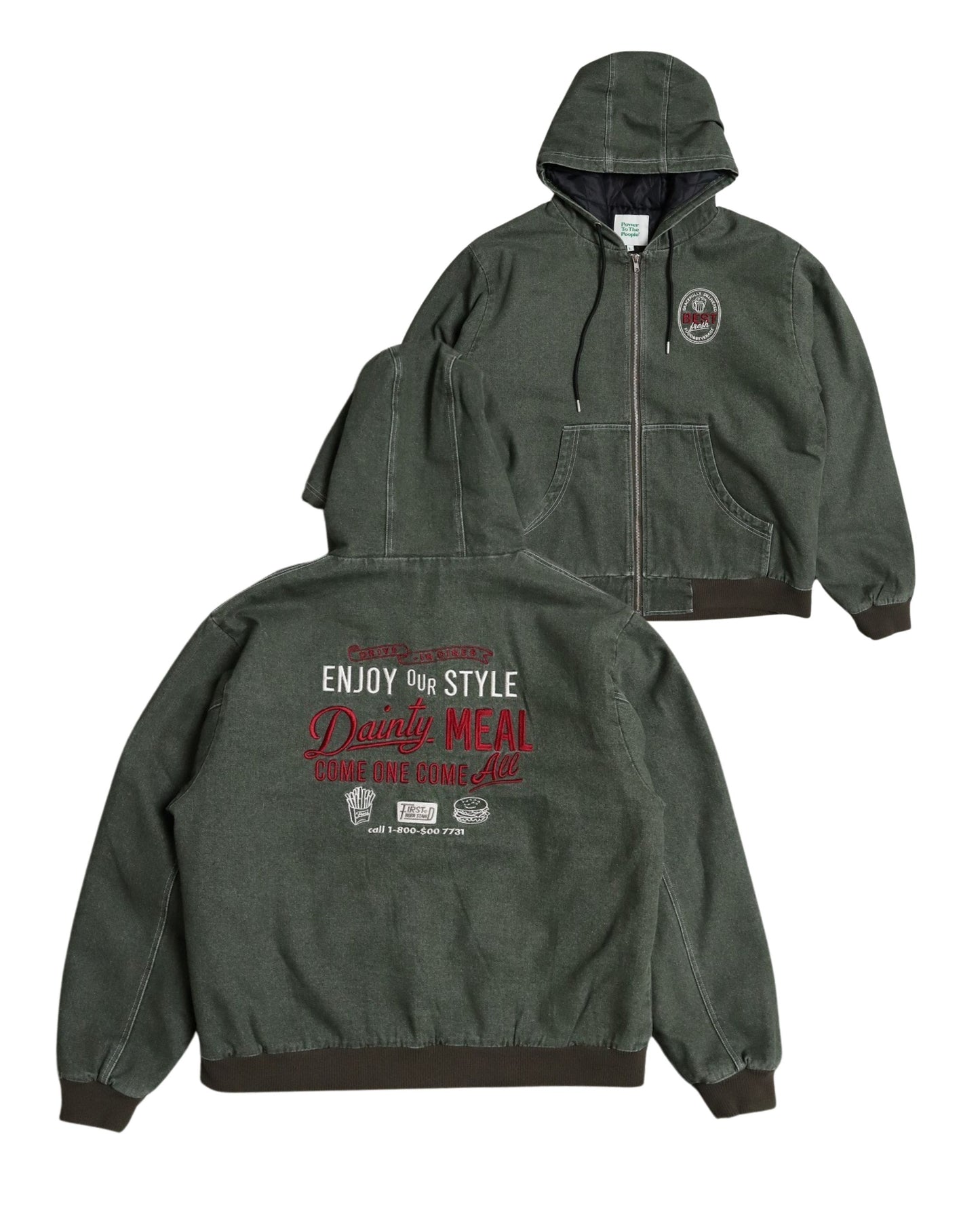 Hooded Denim Jacket