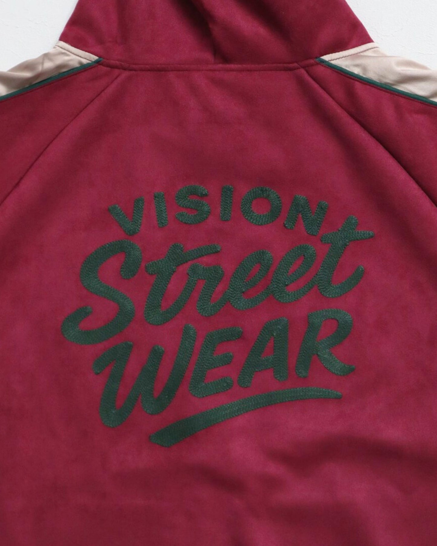 Satin Line Jacket / フェイクスウェードZIPパーカー