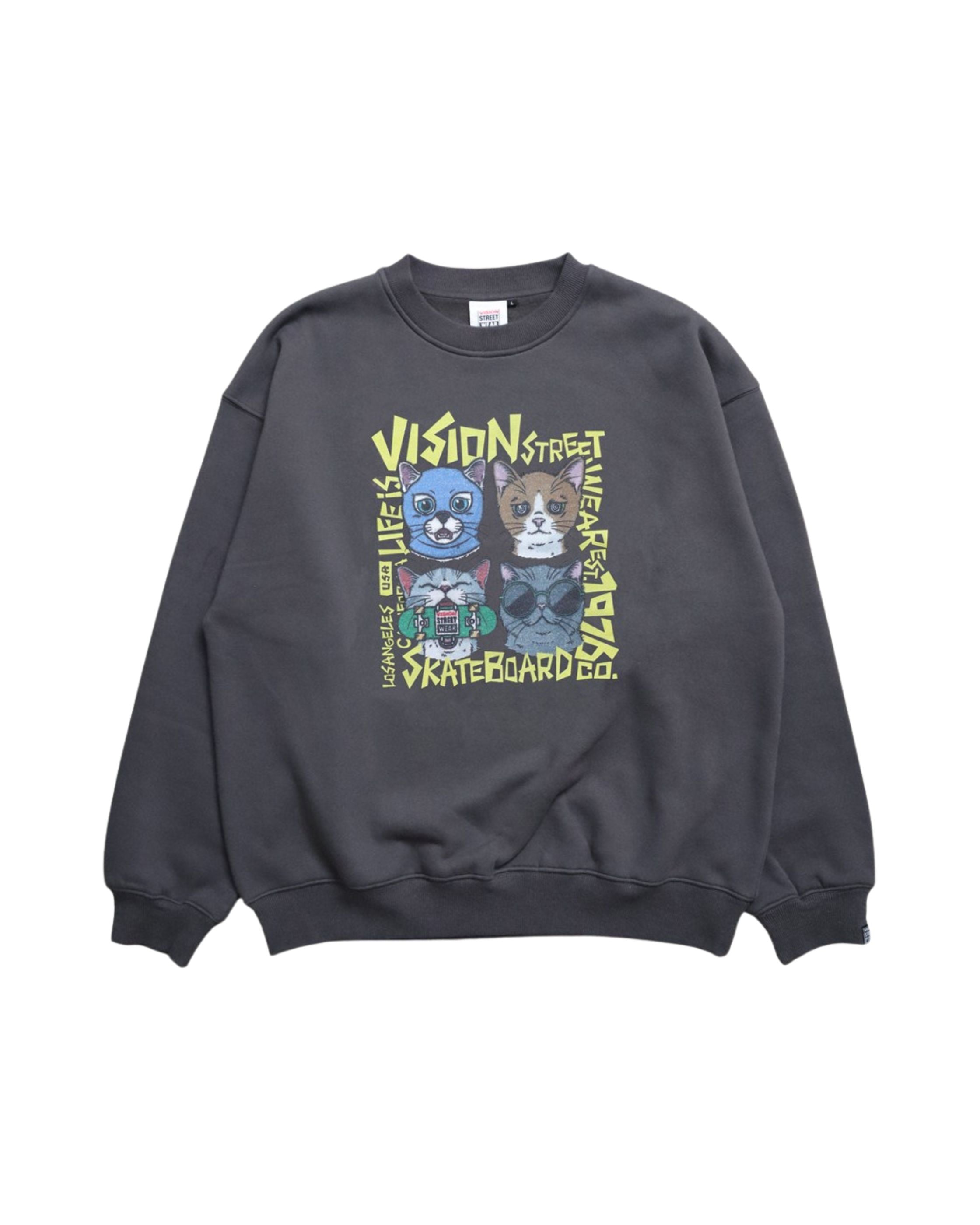 Vision Cats Sweatshirt – Ha-Li-C STORE（ハリックストア）公式｜ユニ
