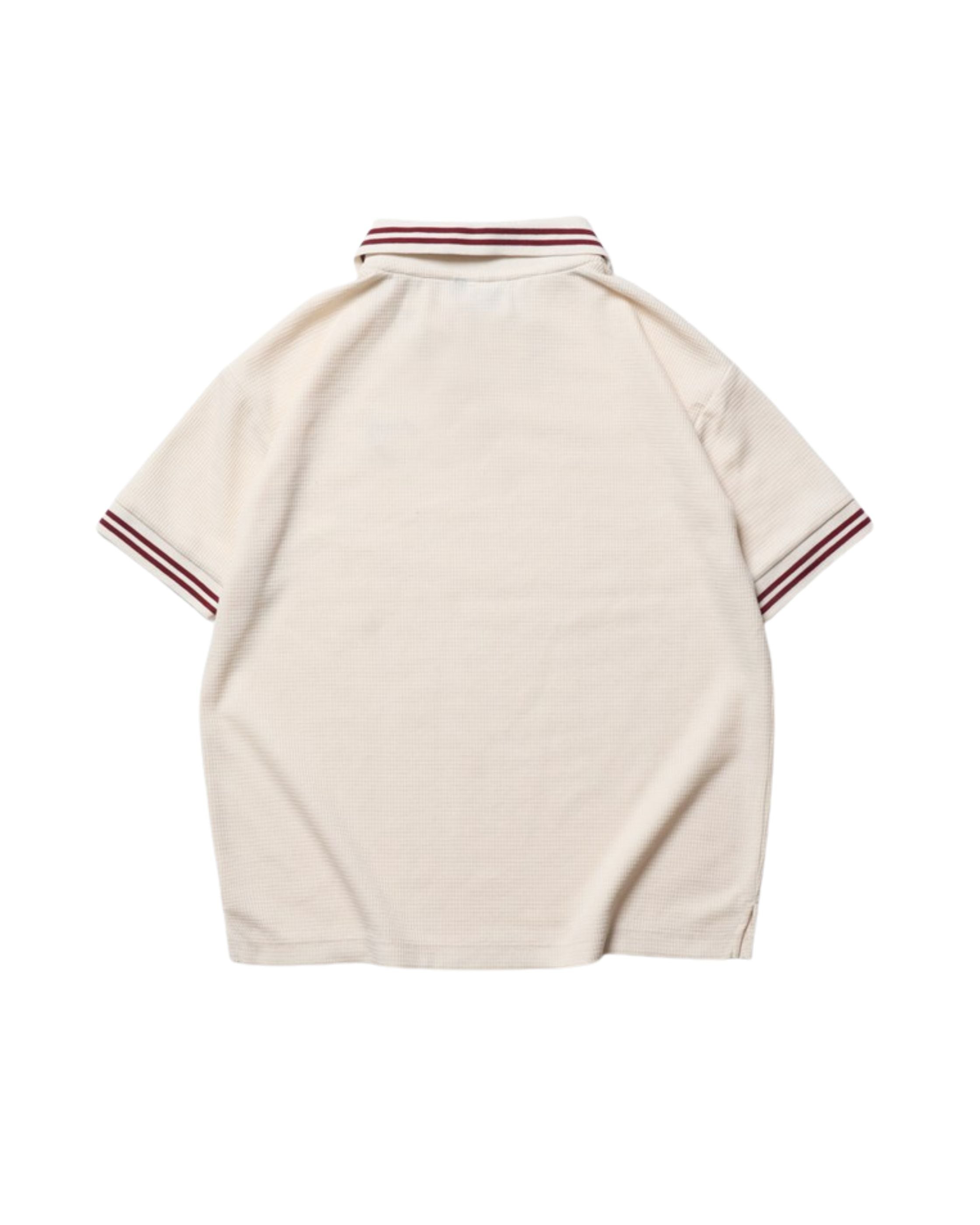 HT waffle Polo Shirt / ハートワッフルポロシャツ – Ha-Li-C STORE