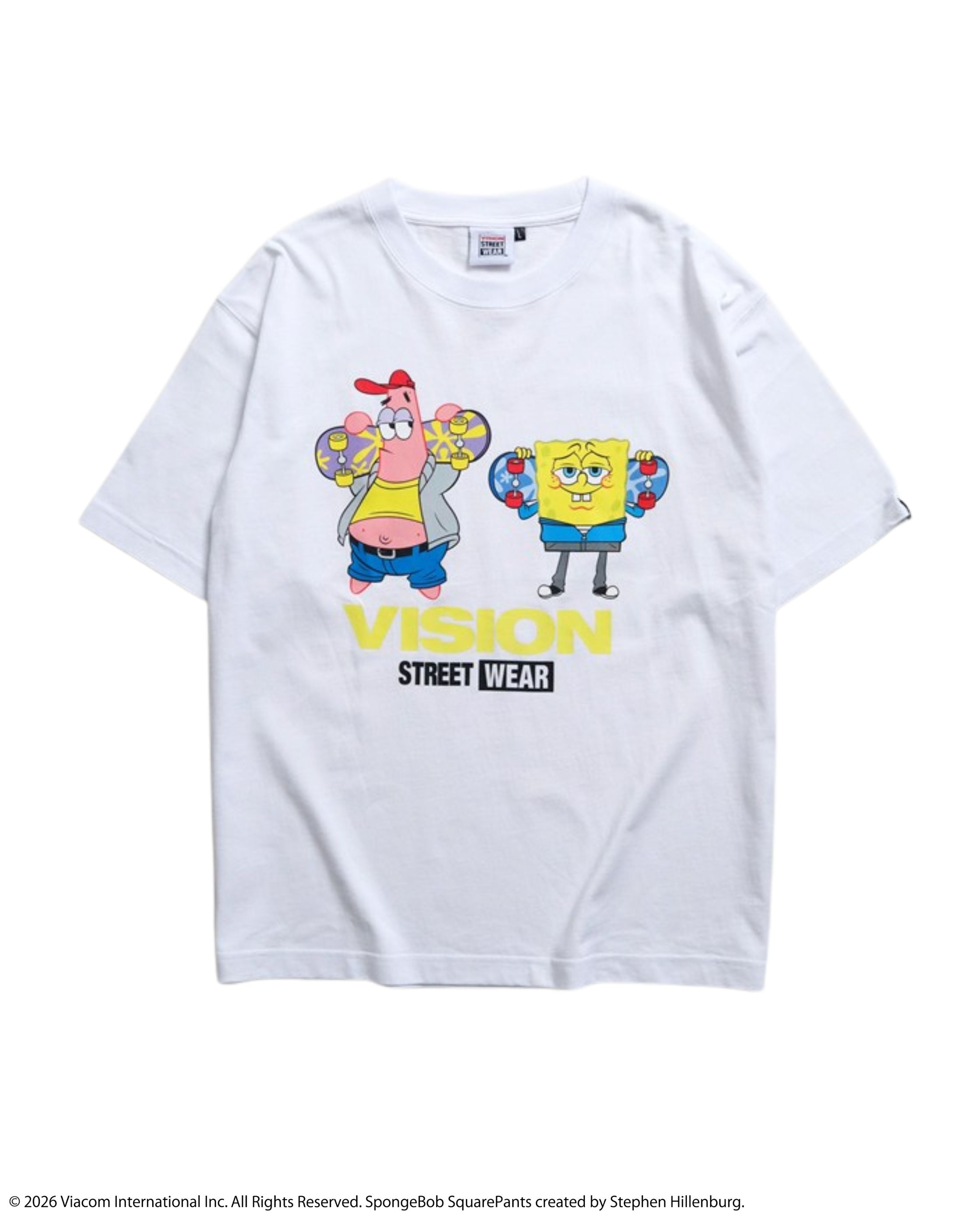 スポンジ・ボブコラボ】SkaterTee / スケーターグラフィックTシャツ