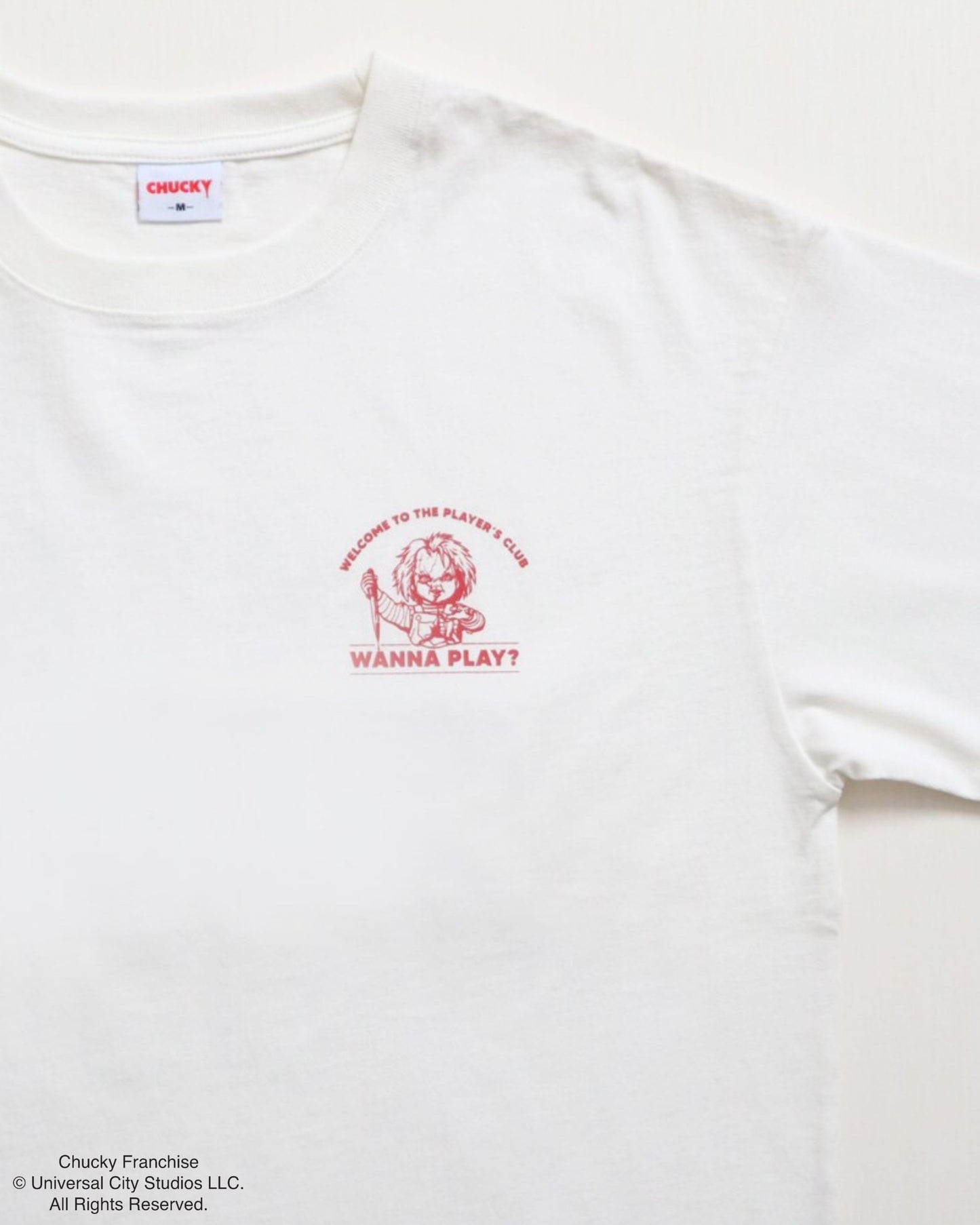 【CHUCKY】チャッキー　サガラ刺繍ロゴT