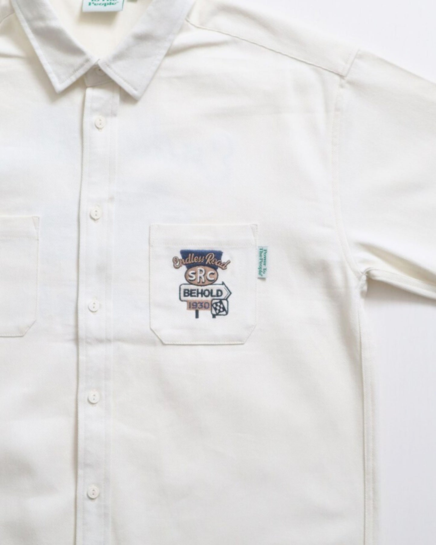 CAR刺繍デニムシャツ
