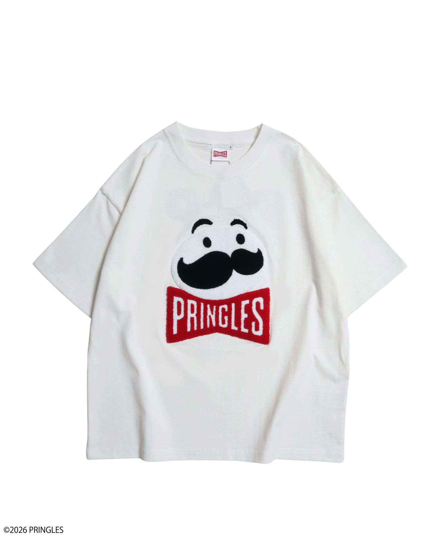 【PRINGLES】サガラ刺繍Tシャツ