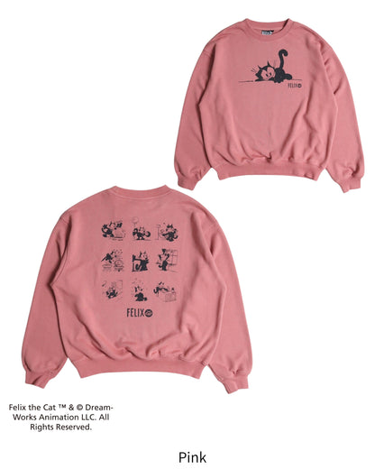 【FELIX THE CAT】マルチイラストスウェット