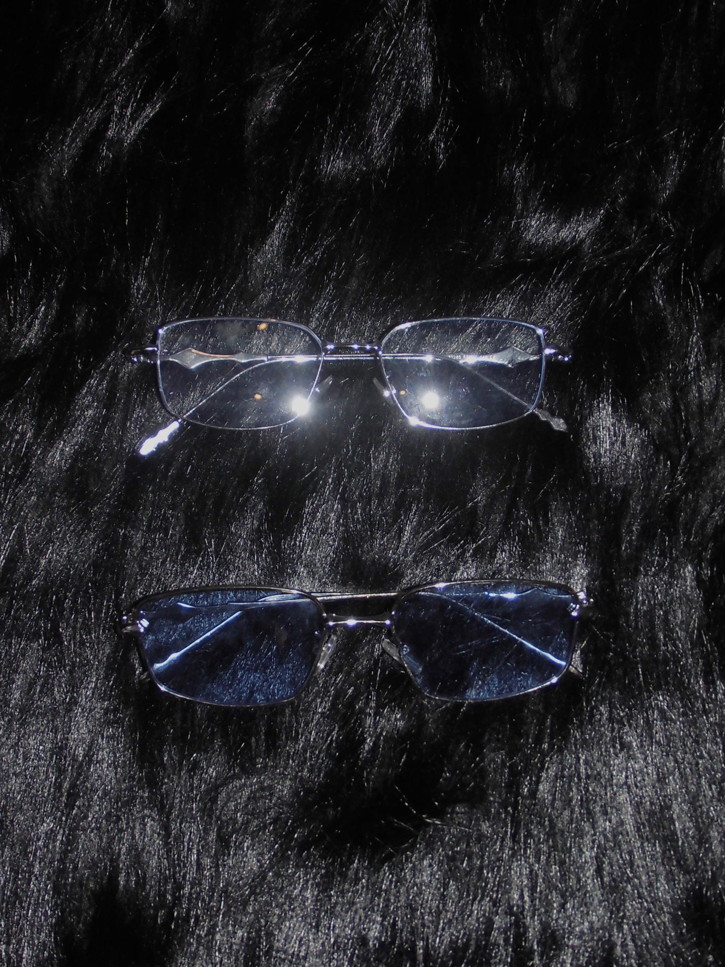 Silver flame glass / シルバーフレームメガネ