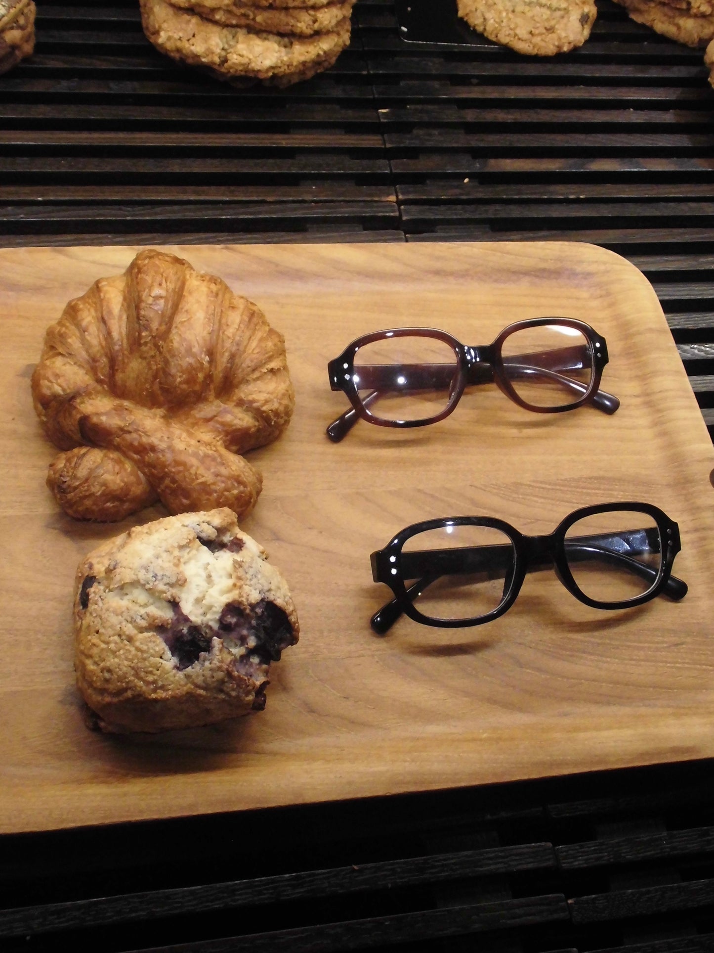 Round fashion glass / クリアメガネ