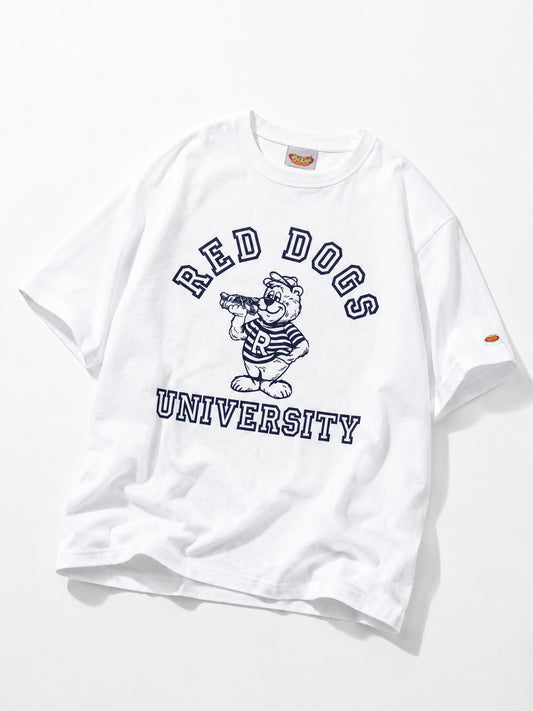 【RedDogs】フロッキープリントTシャツ