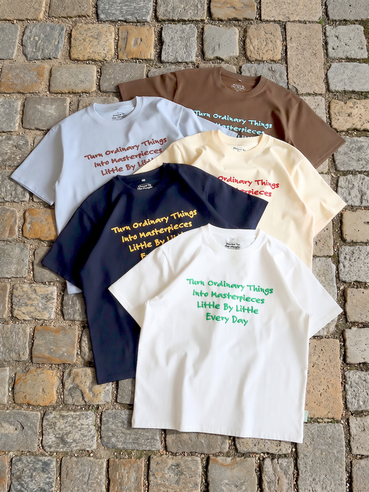 【5色展開】配色発泡ロゴT