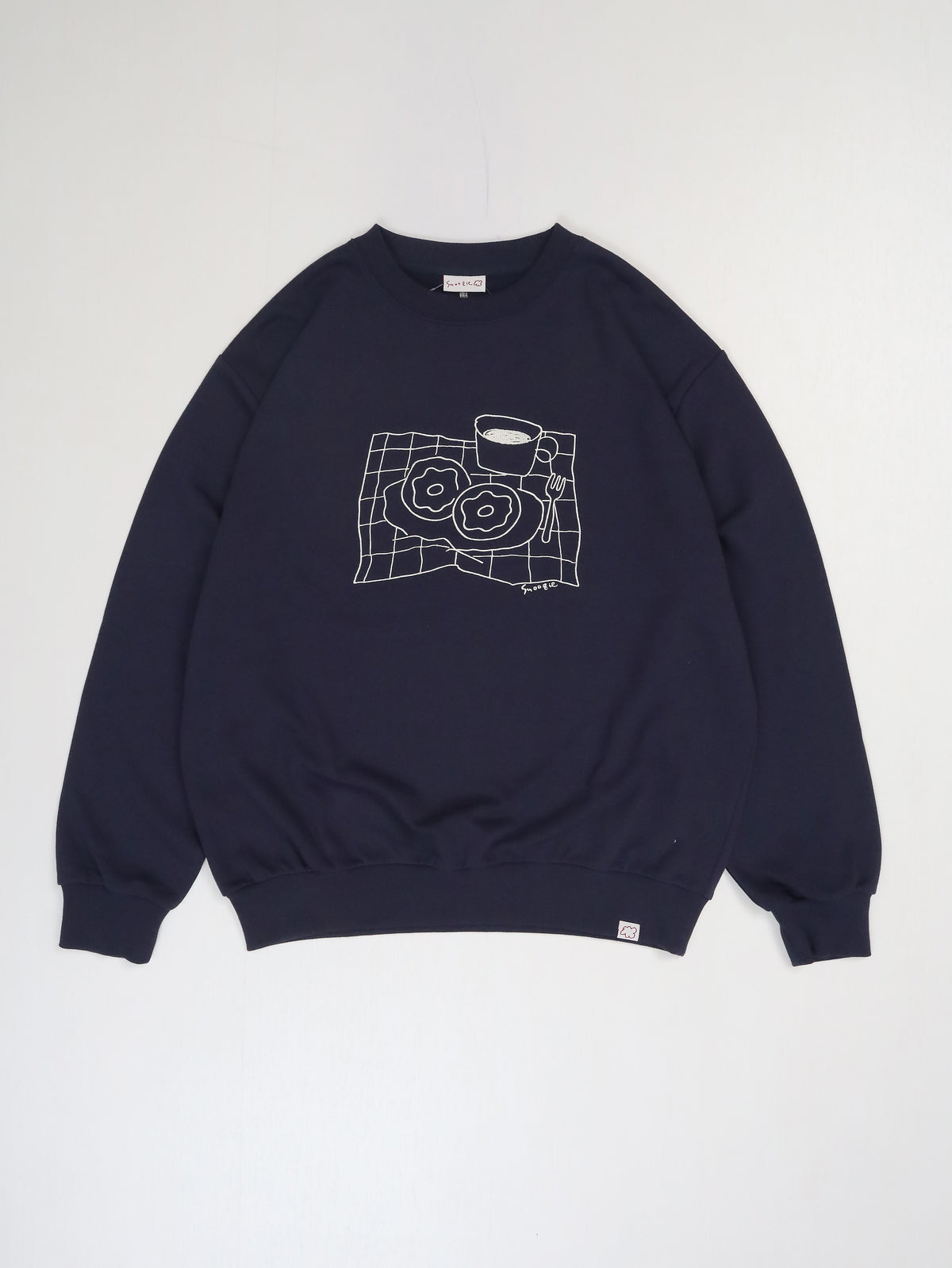 ドーナツ刺繍スウェット
