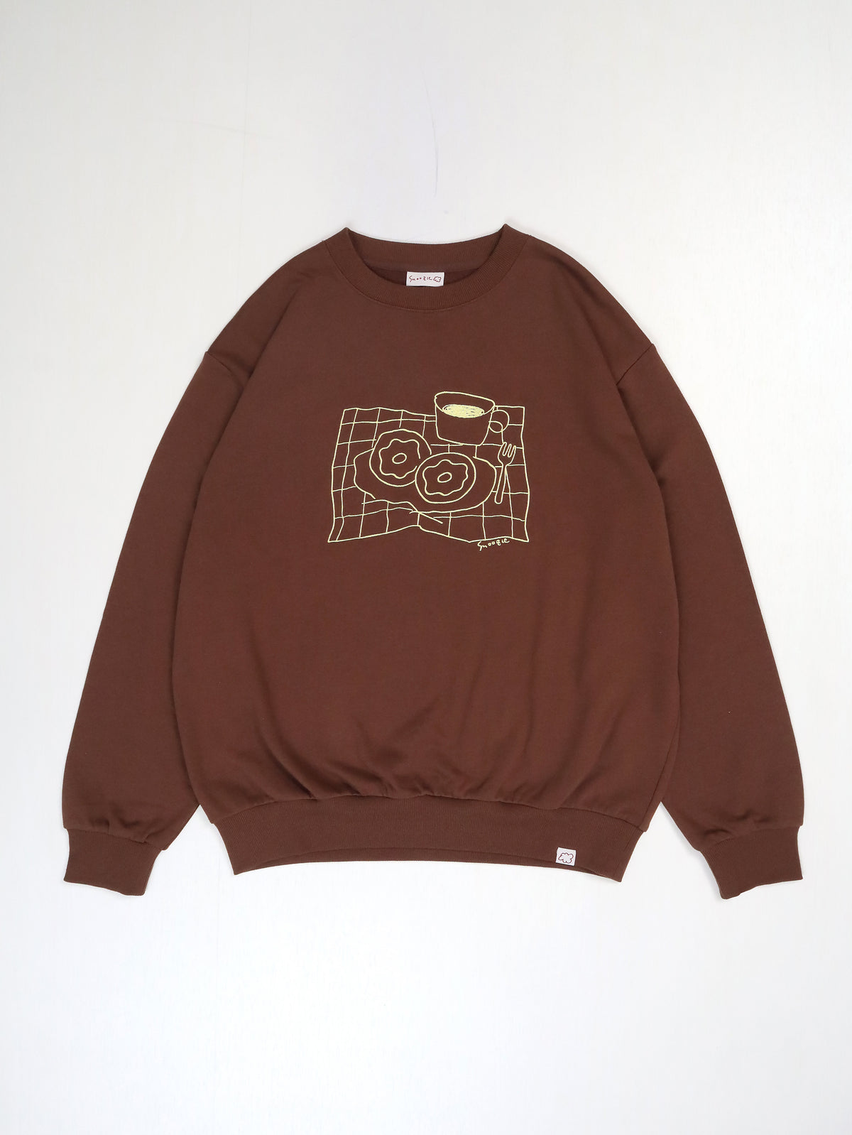 ドーナツ刺繍スウェット