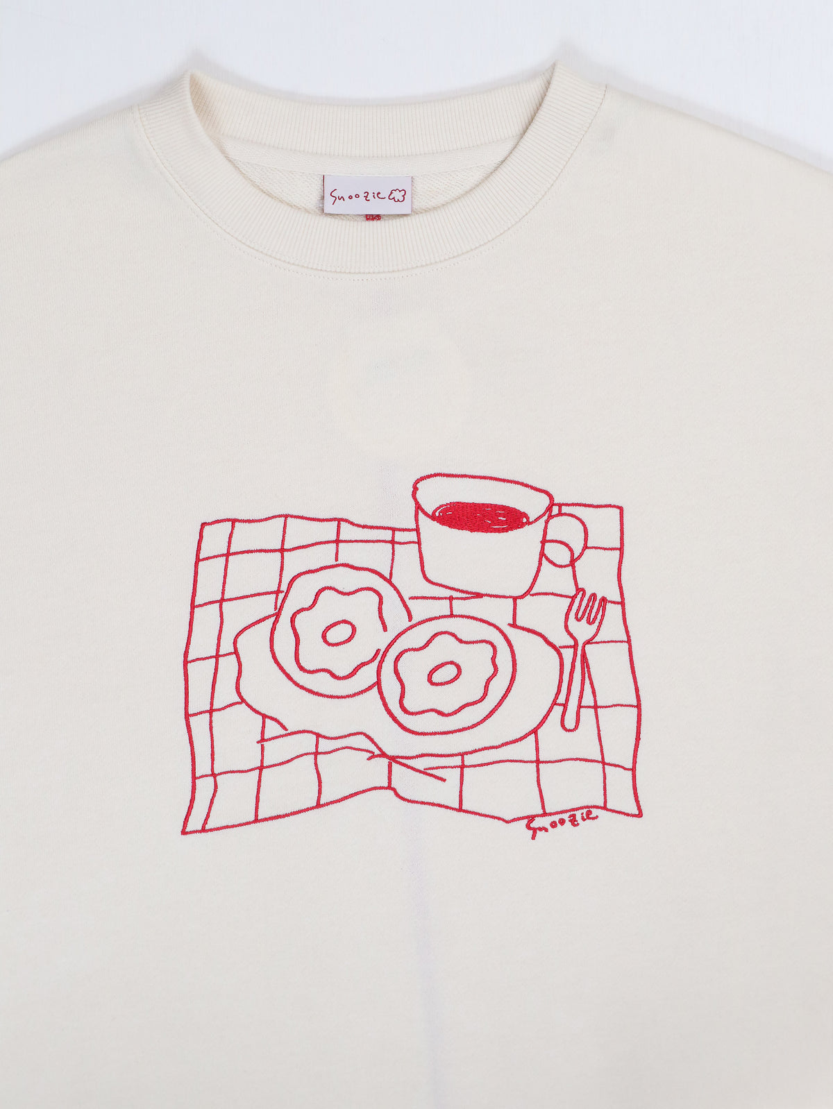ドーナツ刺繍スウェット