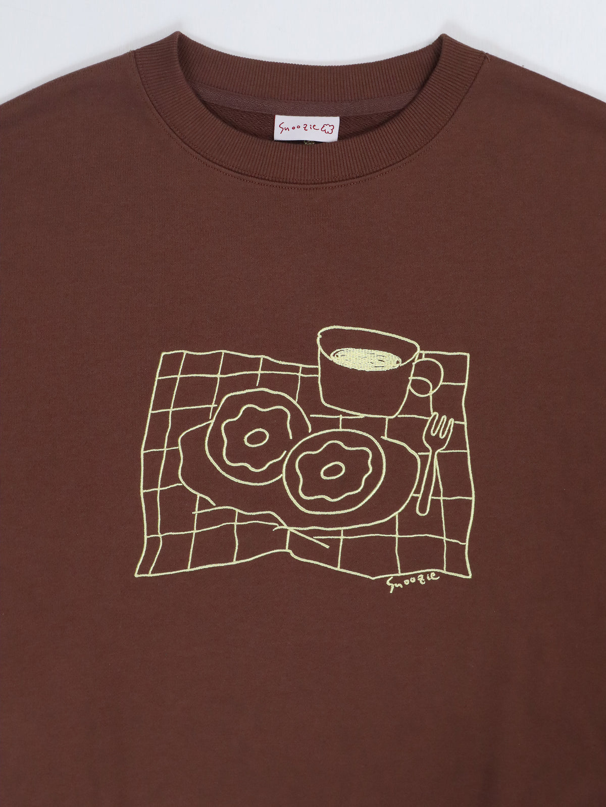 ドーナツ刺繍スウェット