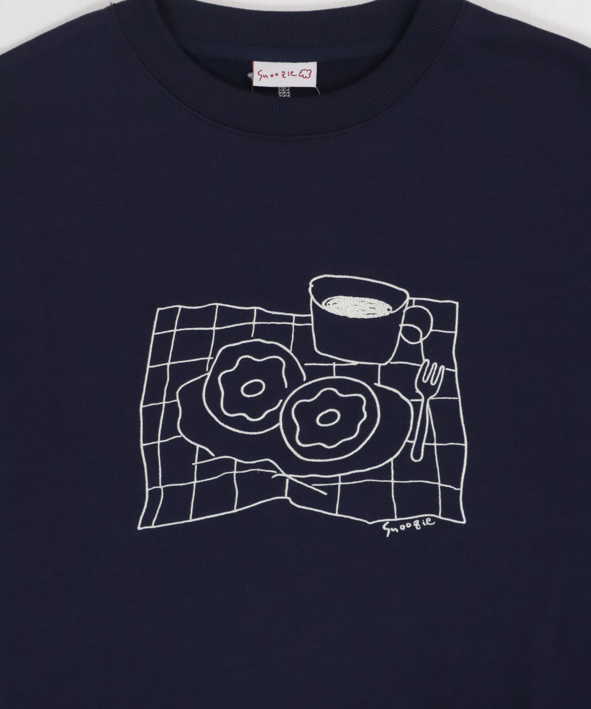 ドーナツ刺繍スウェット