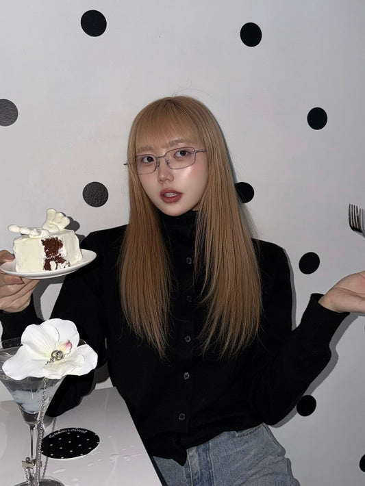 Silver flame glass / シルバーフレームメガネ