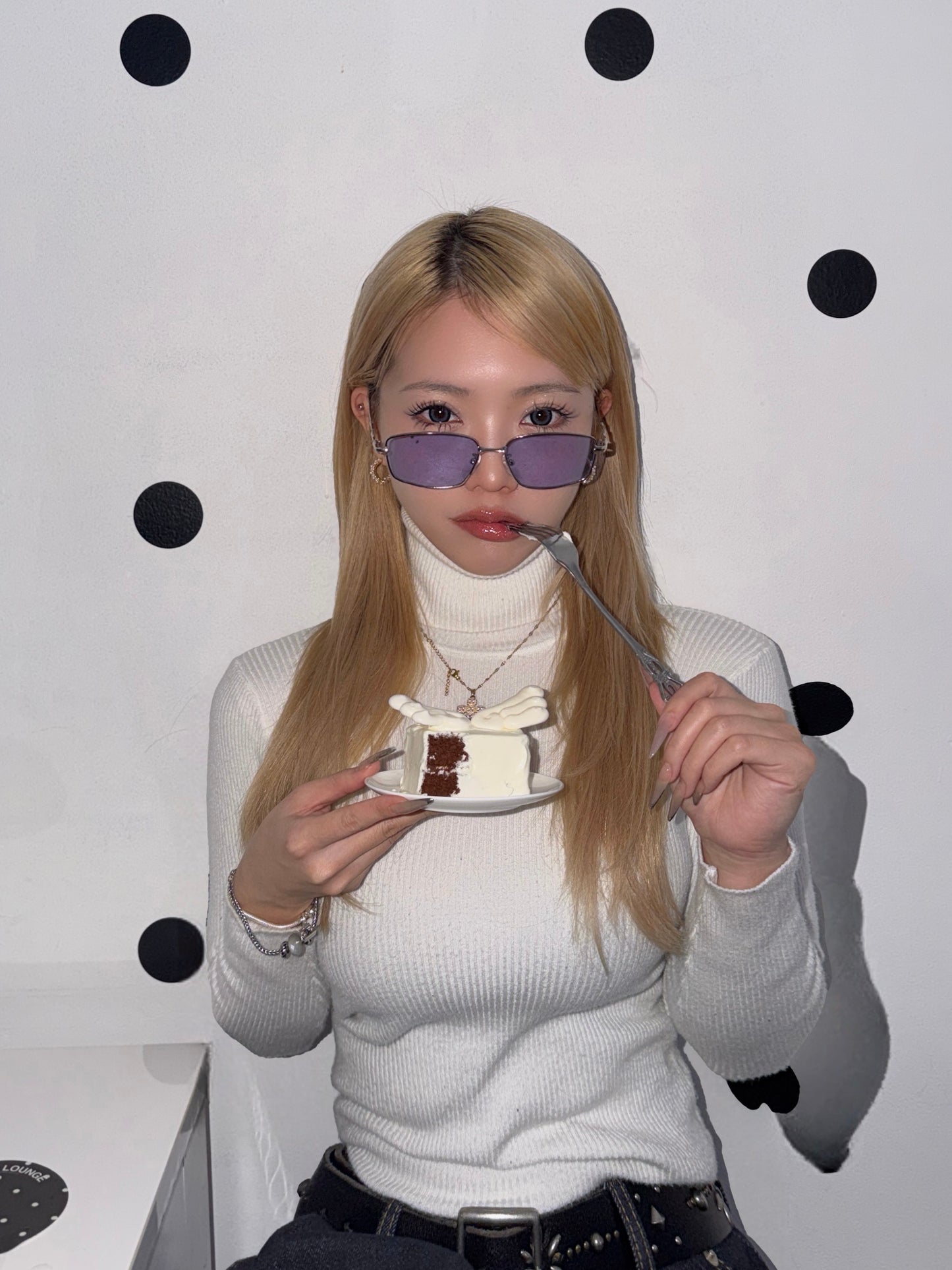 Silver flame glass / シルバーフレームメガネ