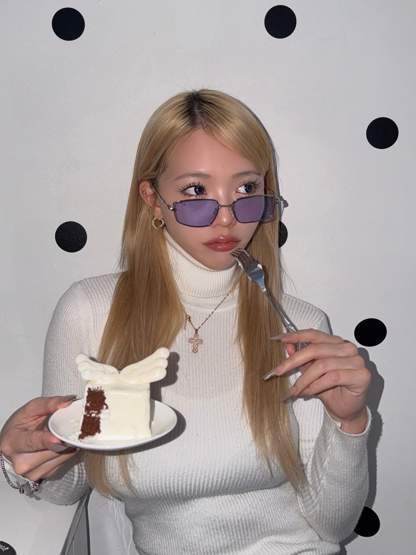 Silver flame glass / シルバーフレームメガネ