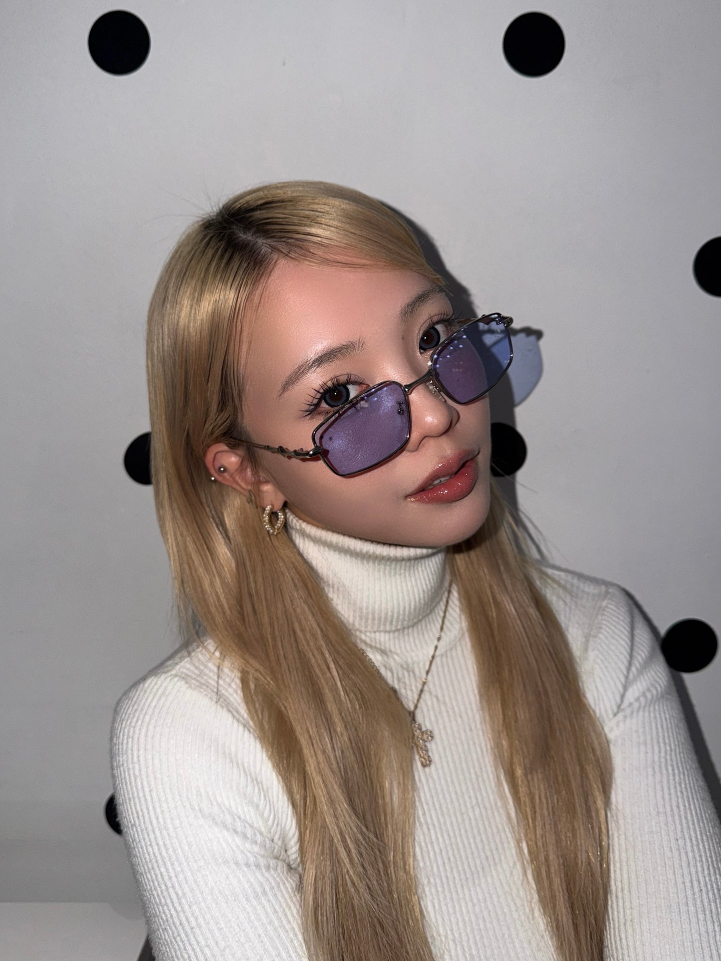 Silver flame glass / シルバーフレームメガネ